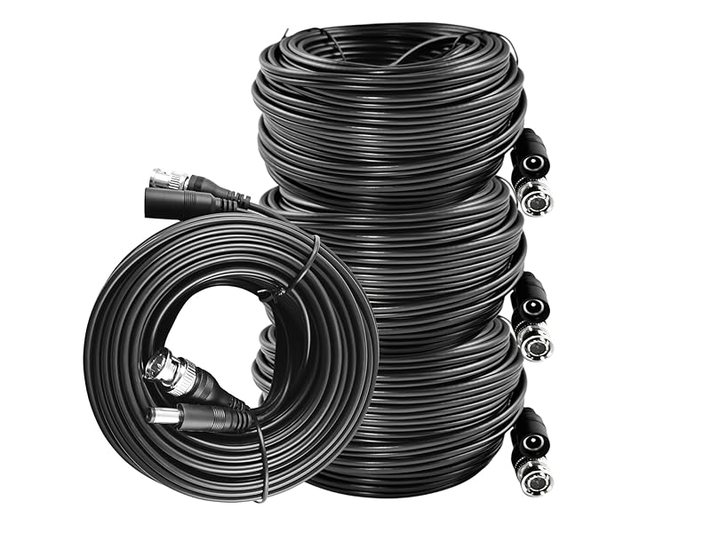 TIGERSECU Premium BNC Cables 4 Pack