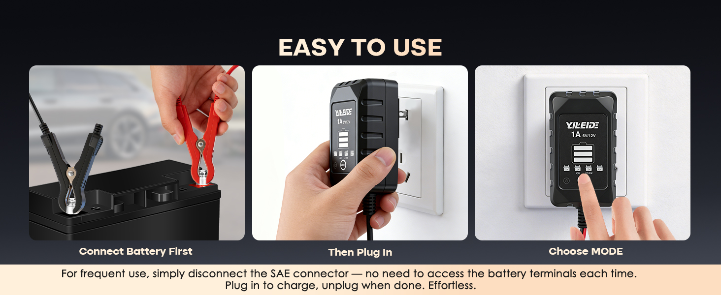 battery charger trickle charger for car battery 12v battery maintainer lithium battery charger