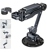 SMALLRIG Mini Shock Absorber Arm, 4-inch Vacuum Suction Cup, Double Spring and Hydraulic Damping,...