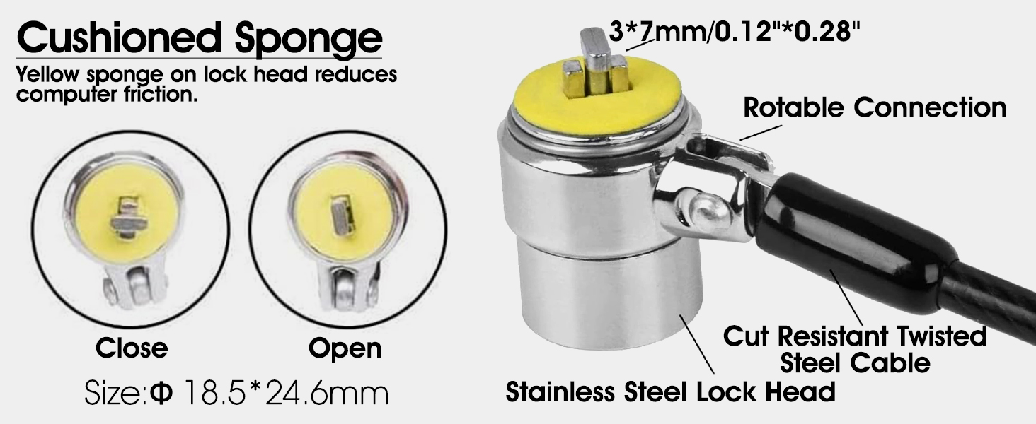 cable locks with keys cord locks security cable with loops anti theft wire lock cable