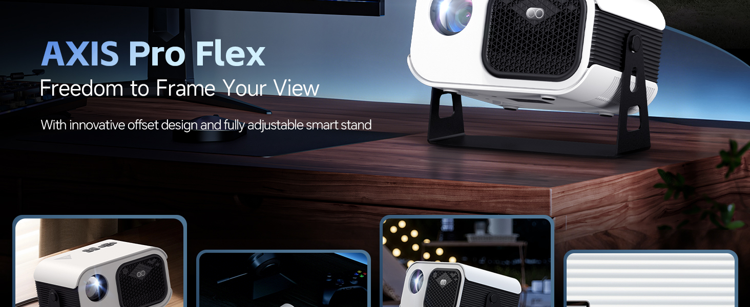 4K Projector with wifi and bluetooth