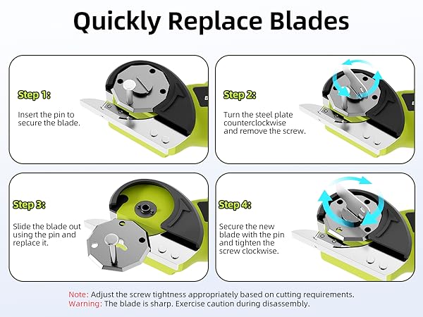 Replace blade