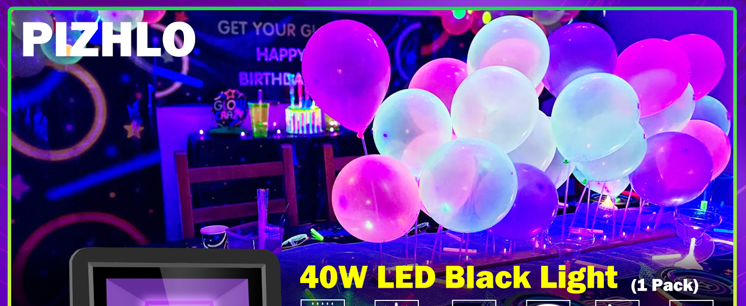 40W Black Light Floodlight