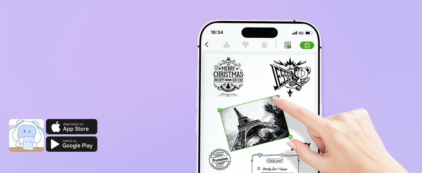 mini sticker machine