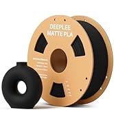 DEEPLEE Matte PLA Filament 1.75mm, 3D Printer Filament Dimensional Accuracy +/- 0.02mm, No Cloggi...