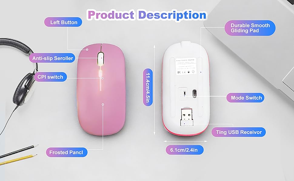 Wireless Bluetooth Mouse