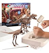 Discovery #MINDBLOWN Dinosaur Fossil Dig Excavation Kit, 15-Piece T-Rex &amp; 10-Piece Velociraptor, ...