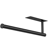CHIKESI Paper Towel Holder Under Cabinet, Self-Adhesive,No Drilling, Stainless Steel, Wall-Mounte...