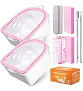 MelodySusie Nail Soaking Bowl,Soak Off Gel Polish Dip Powder Remover,Manicure Bowl Cuticle Peeler...