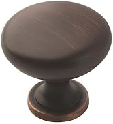 Amerock | Cabinet Knob | Oil Rubbed Bronze | 1-1/4 inch (32 mm) Diameter | Edona | 25 Pack | Draw...