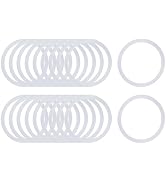 Chinflly Silicone Jar Gaskets,10 PCS 3.4 Inch Rubber Seals Rings,Silicone Replacement Gasket for ...