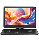 Yoton 17.5" Portable DVD Player with 15.6" HD Swivel Screen for for Kids Elderly, 6 Hours Working...