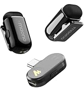 MAONO Wave T1 Mini Wireless Lavalier Microphone for iPhone 16 15, Android, Tablet, PC, Clip on La...