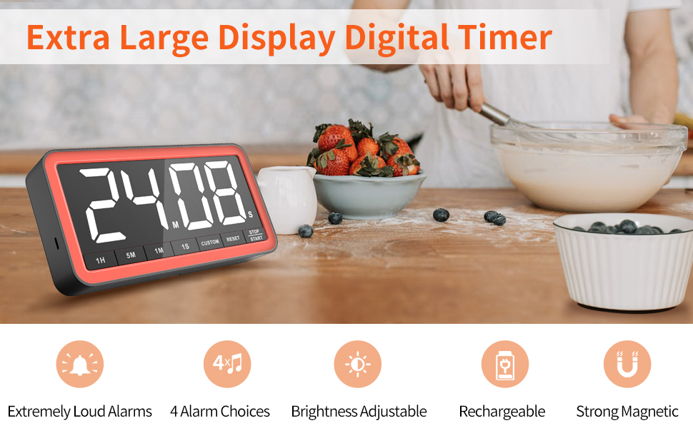 large display digital timer
