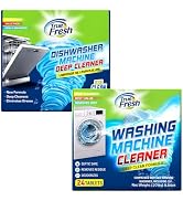 True Fresh Washing Machine Cleaner Tablets, Washer Tablets compatible with Laundry Front loader -...