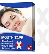 Mouth Tape for Sleeping,120 Pcs Sleep Strips,Sleep Tape for Your Mouth for Nighttime Sleeping,Mou...