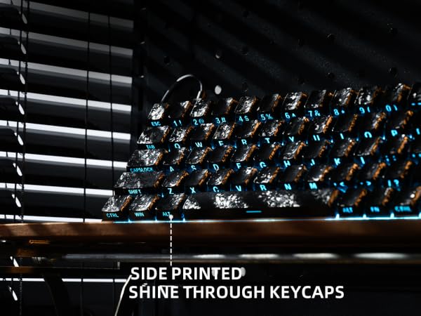 black keycaps