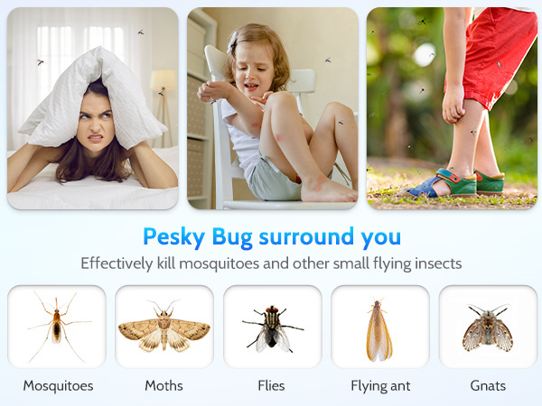 Electric Fly Swatter Bug Zapper Racket