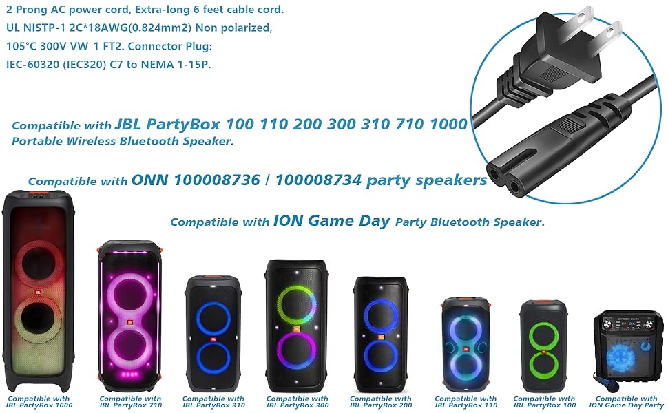 Power Cord Compatible with