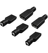 USB to DC DC Adapter 5.5mmx2.1mm Female to USB Female Connector 12V 3A Charging Adapter 5pcs