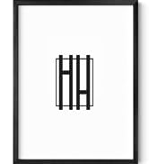 HAUS AND HUES Black Aluminum Frame Set of 1 - 12x16