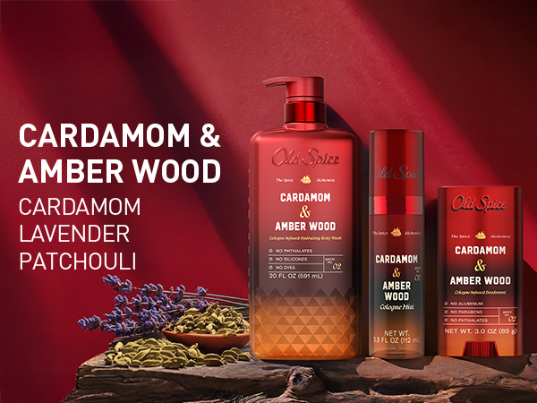 cardamom and amber wood