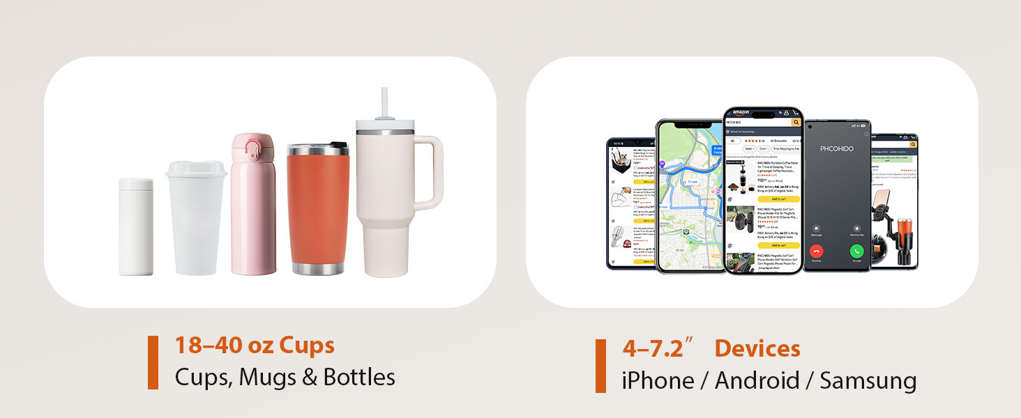 cup holder phone holder