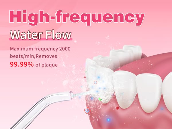 tovendor electric water flosser, limpiador de dientes with high-frequency Water Flow