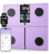 Ovutek Scale for Body Weight, Digital Bathroom Smart Scale with 14 Body Composition Analyzer Sync...