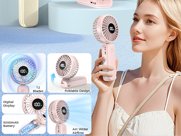 portable handheld fan handheld fan for travel