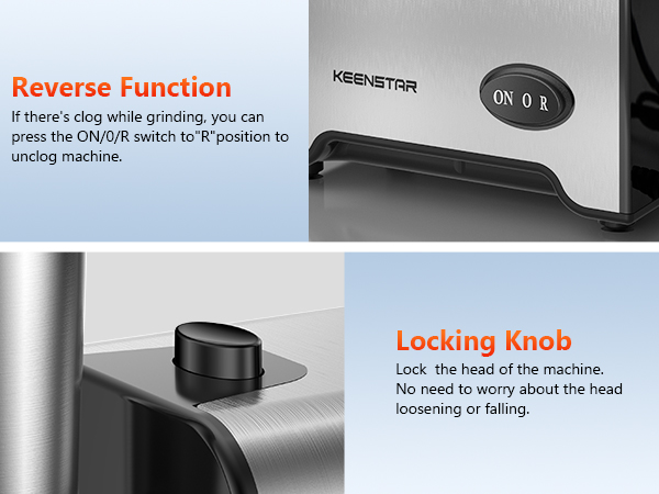 Reverse Function Locking Knob