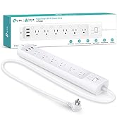 Kasa Smart Plug Power Strip HS300, Surge Protector with 6 Individually Controlled Smart Outlets a...