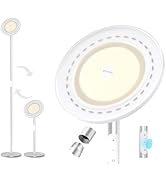 TROND Floor Lamp, 5000LM Super Bright Sky LED Modern Torchiere Standing Lamp, 3000K Warm White wi...