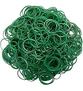 AMUU Rubber Bands 500pcs Green 1inch Small Rubber Bands 2.5cm rubber band for Office School Home ...