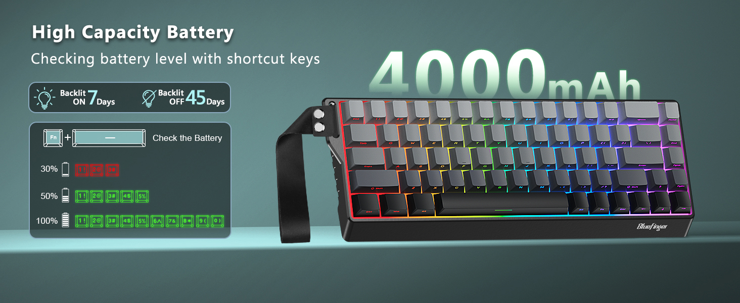 60 percent keyboard wireless gaming keyboard wireless Wireless bluetooth keyboard