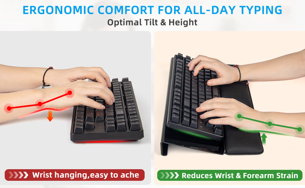 Computer Keyboard Wrist Rest Stand