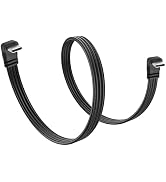 JSADZKJ 90 Degree USB C to USB C Cable USB 2.0 Type C Male to Male Cable Supports Charging Data U...