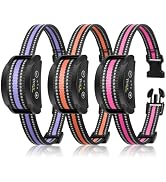 PetJoy Anti Bark Collar 3 Pack, 5 Adjustable Sensitivity Levels Barking Collars, Smart Automatic ...