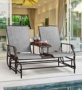  2-Person Patio Glider Bench