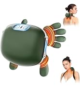 CottonHK Neck Massager with Heat, Bionic Deep Tissue Shiatsu Kneading, Cordless Rechargeable Hand...