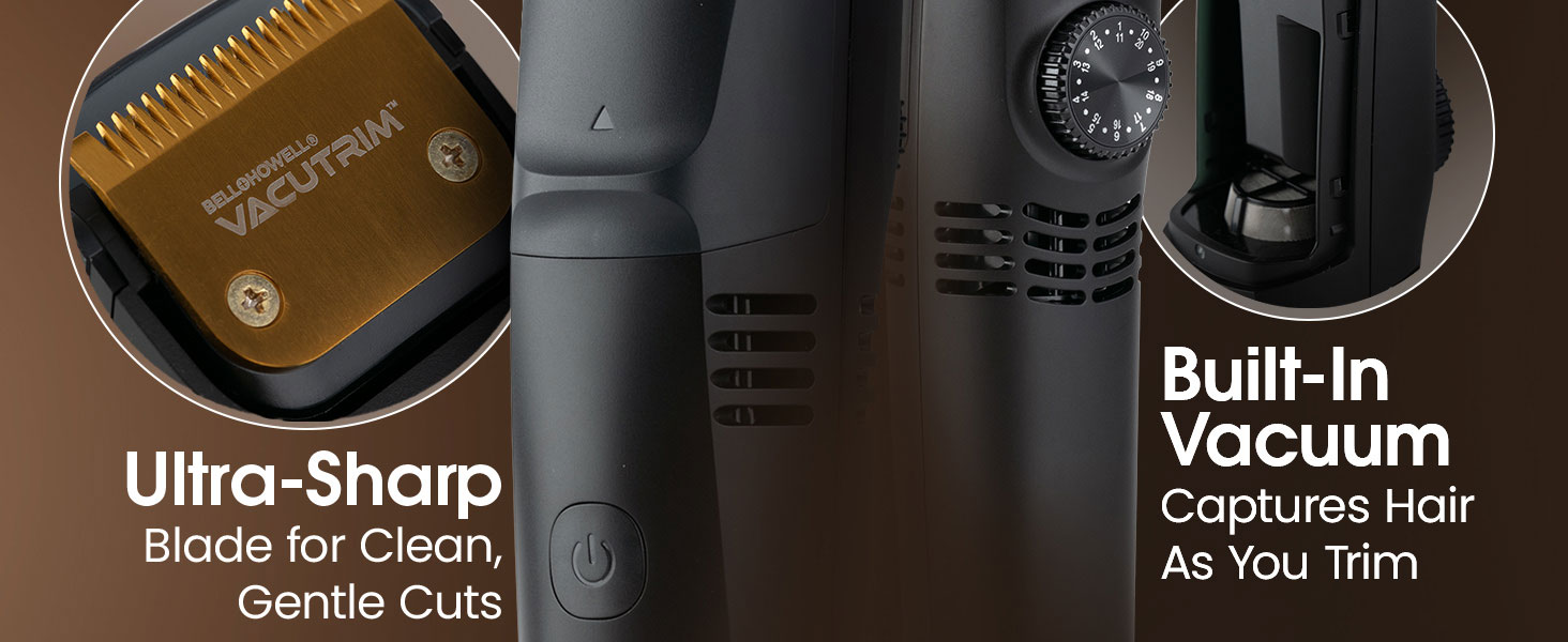 Vacutrim Vacu Trimmer Shaver for Men