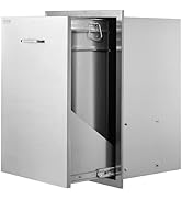 VEVOR Outdoor Kitchen Trash Drawer 19.7"W x 29"H x 15.7"D Inch Outdoor Kitchen Drawers Stainless ...