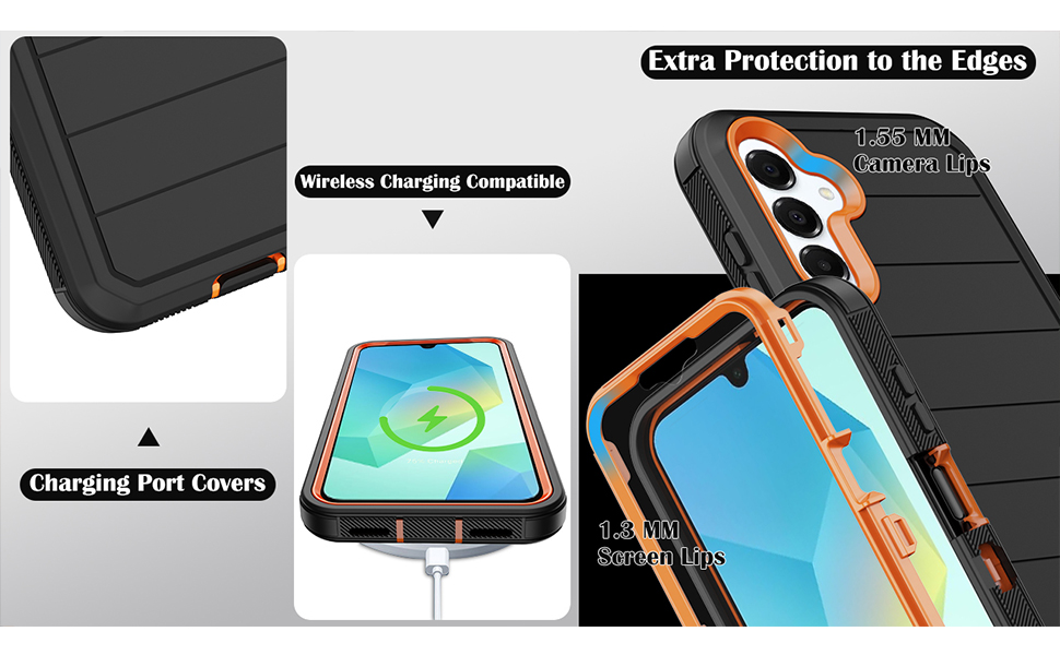 otter box defender samsung galaxya16 5g case with screen protector