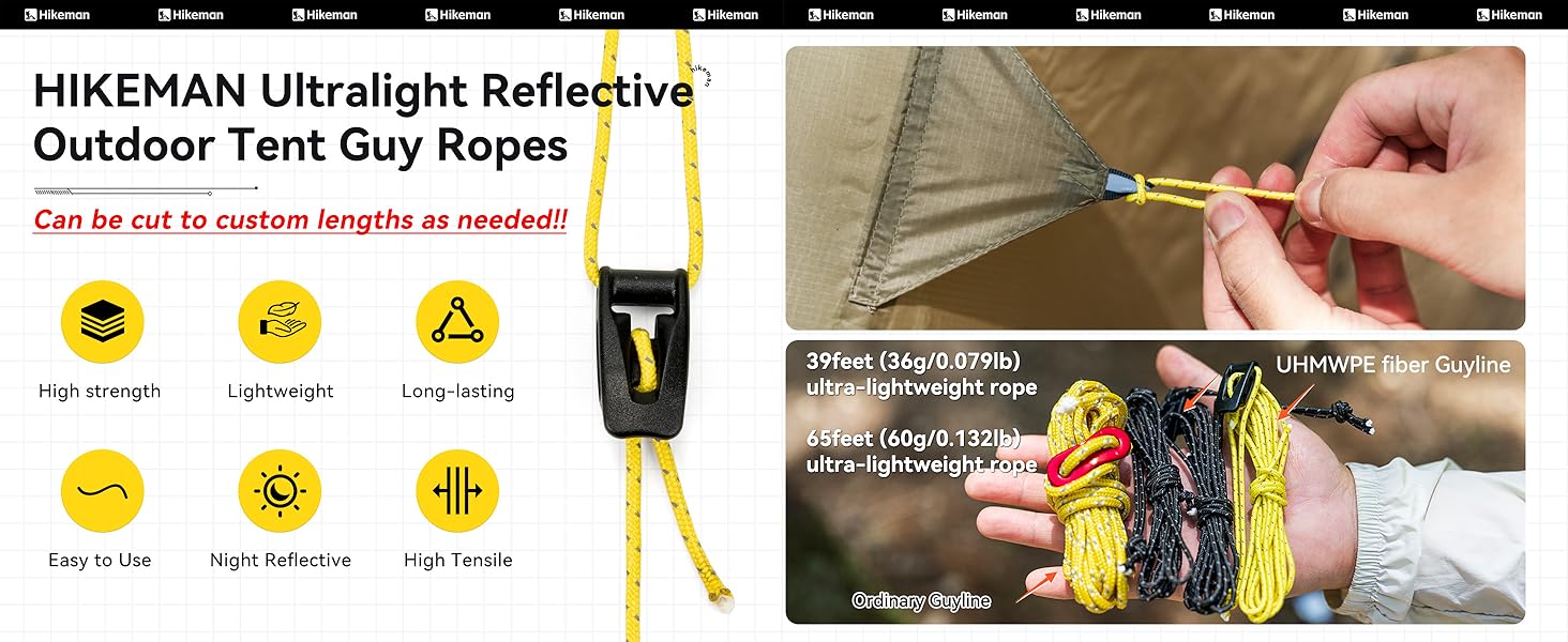 Tent Guy Ropes