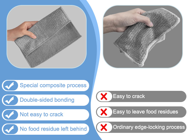 Cleaning Cloth with Mesh