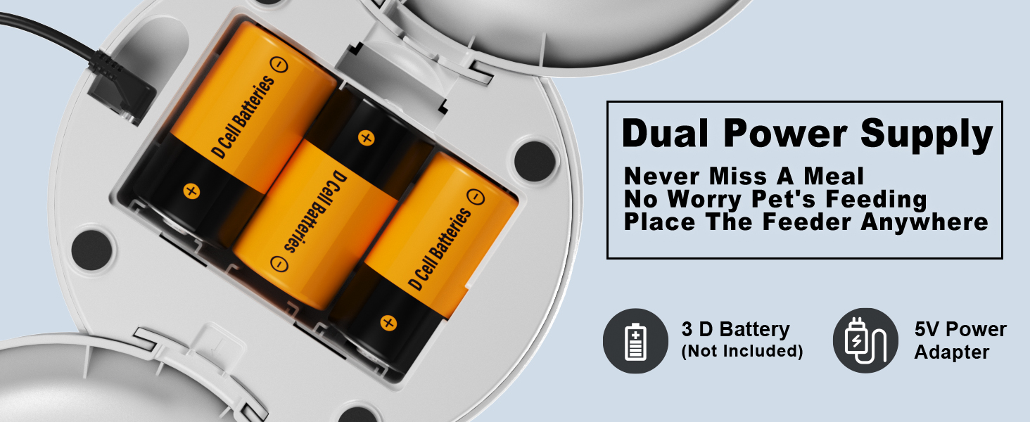 dual cats auto feeder