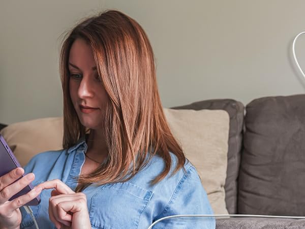 20W USB C iPhone charger fast charging block for iPhone 14 13 12 11 pro max 10ft cable