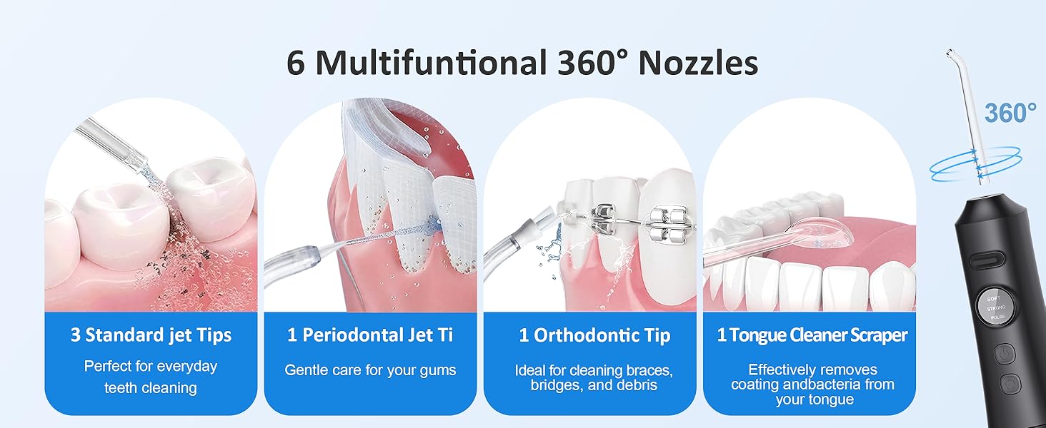 Water Dental Flosser for Teeth