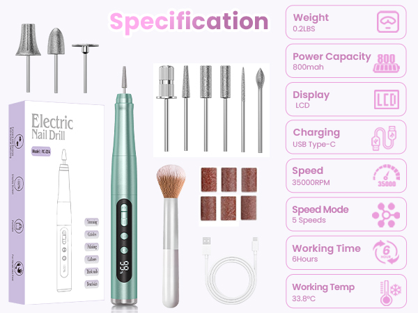 Portable Electric Nail File