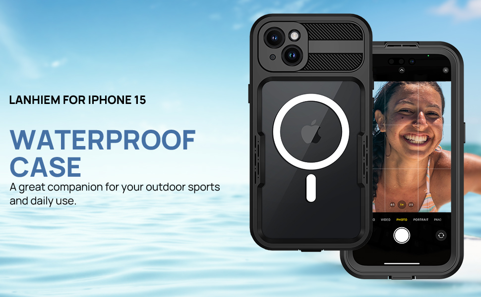 Lanhiem Magnetic for iPhone 15 Case